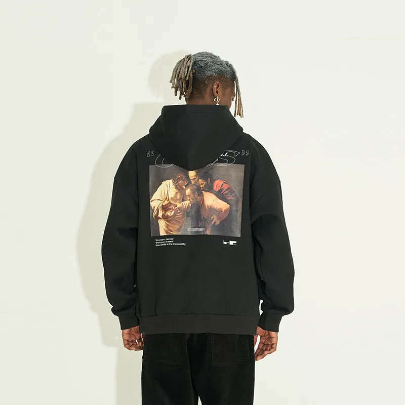 Religious Oil Painting Hoodie