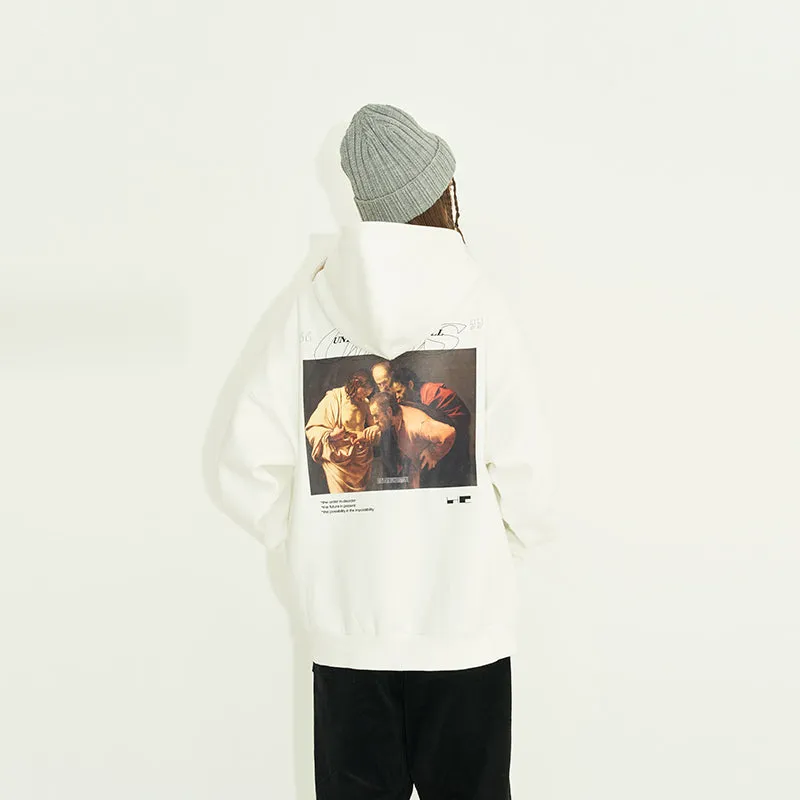 Religious Oil Painting Hoodie