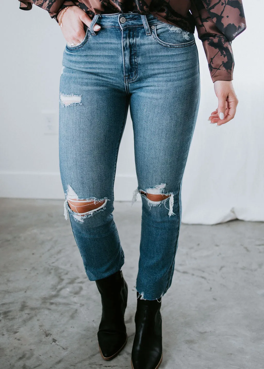 Rizzo Cropped Boot Jean