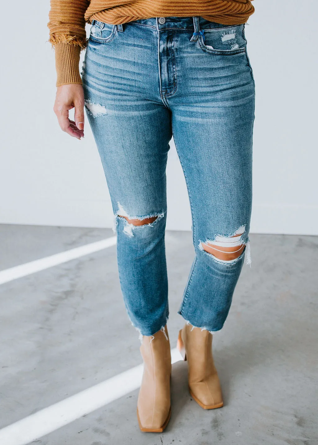 Rizzo Cropped Boot Jean