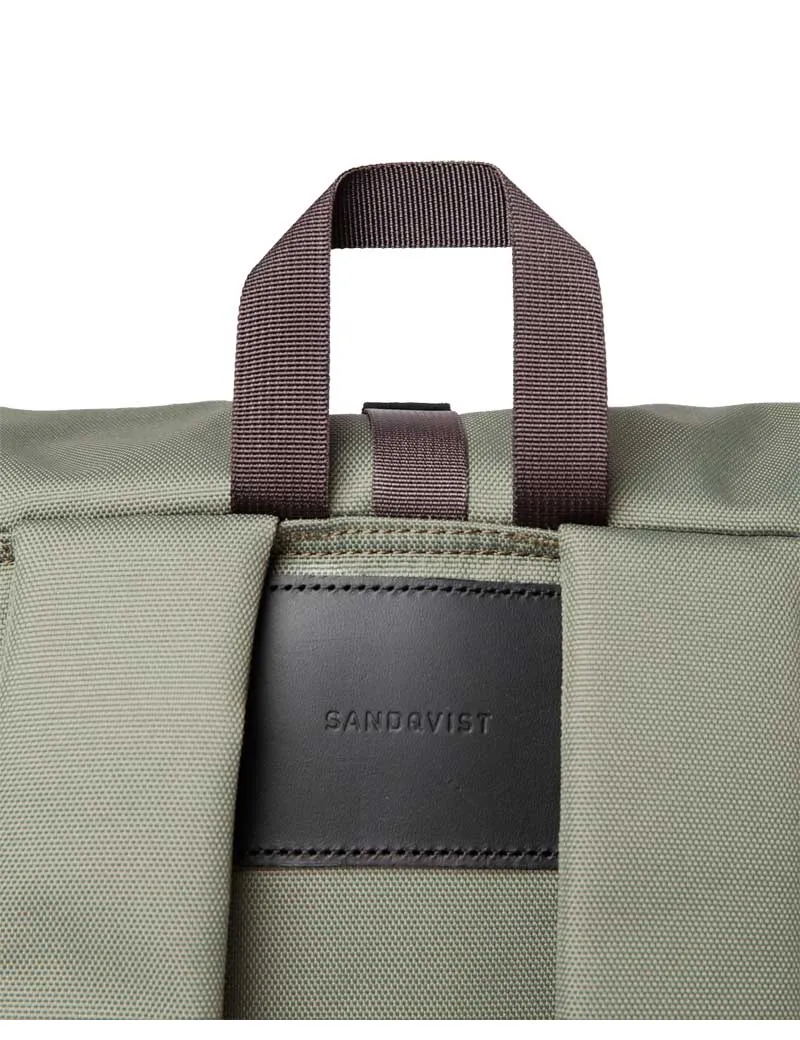 Sandqvist Ilon Rolltop Backpack Clover Green