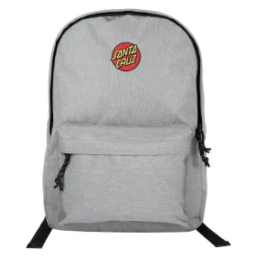 Santa Cruz Backpack Classic Dot Embroidered Stone Grey One Size