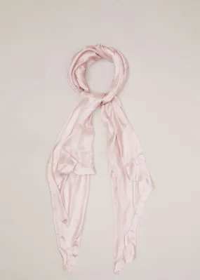 Satin Trim Scarf