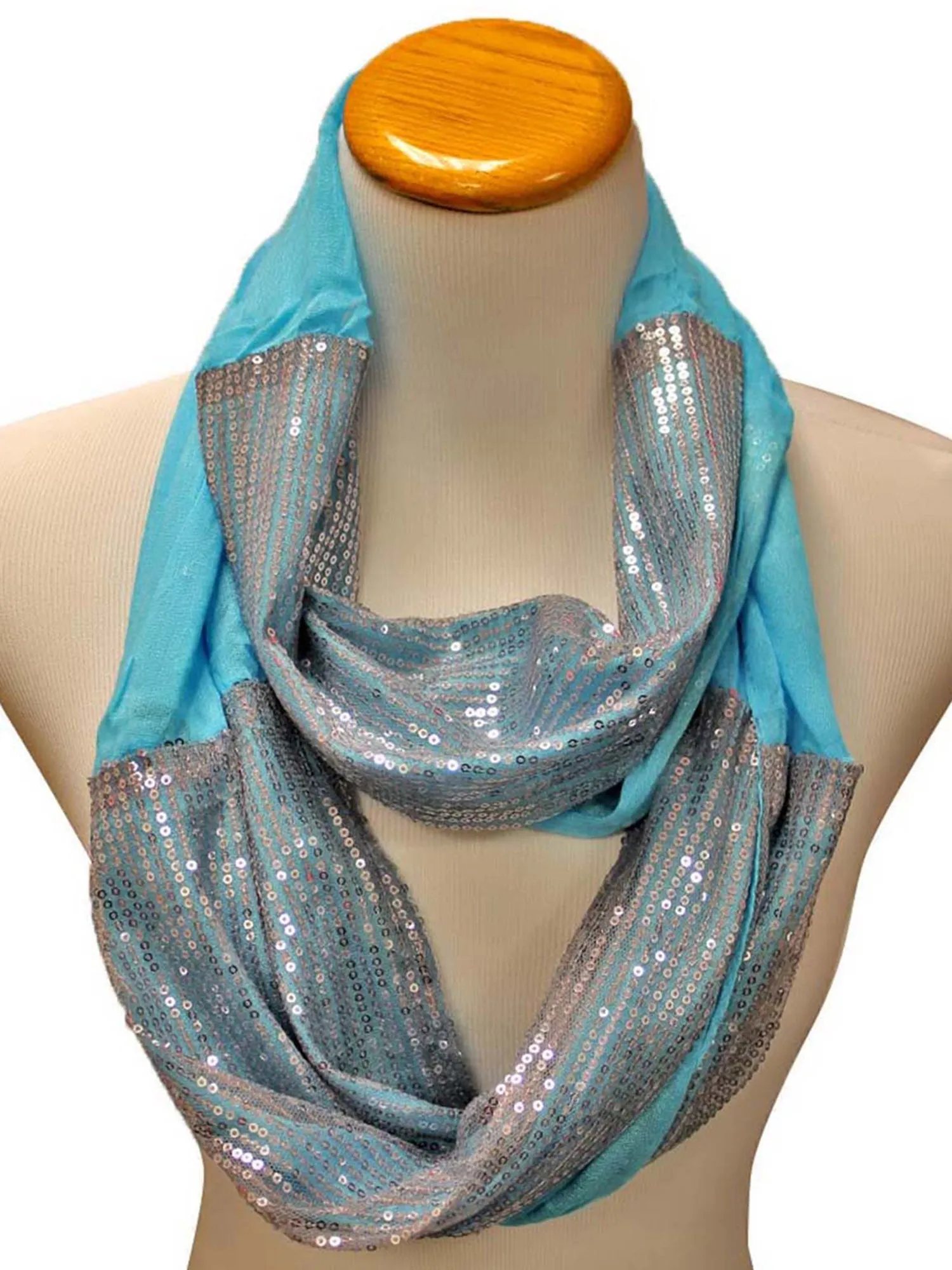 Sequin Lightweight Infinity Scarf