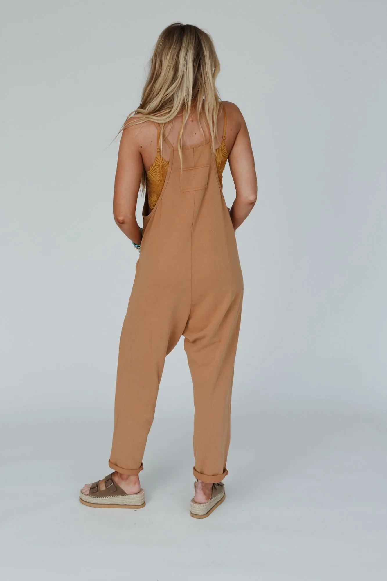 Serene State Harem Jumpsuit - Mocha