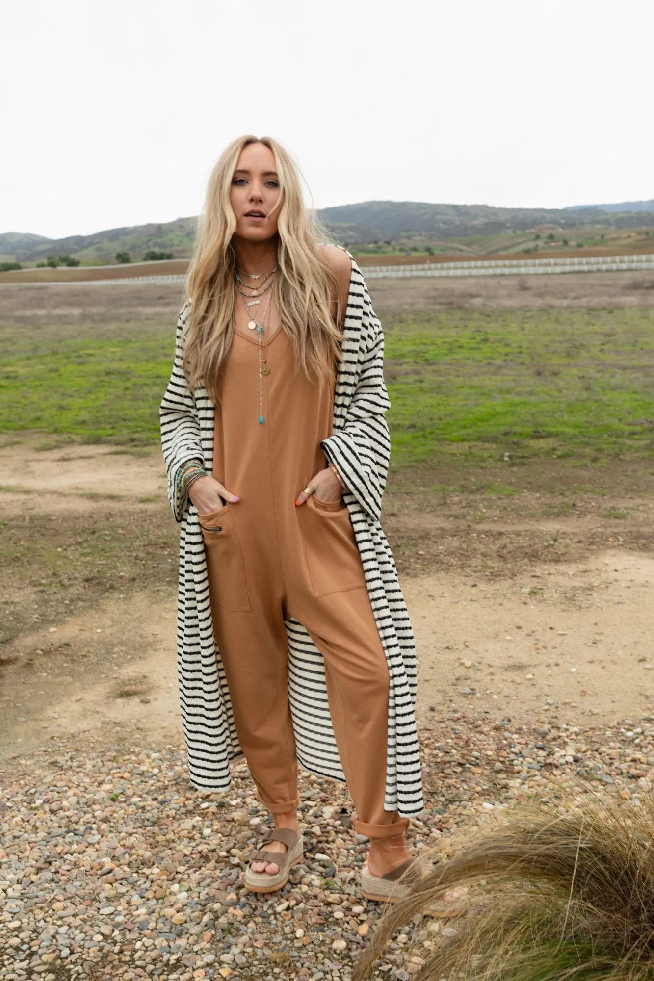 Serene State Harem Jumpsuit - Mocha