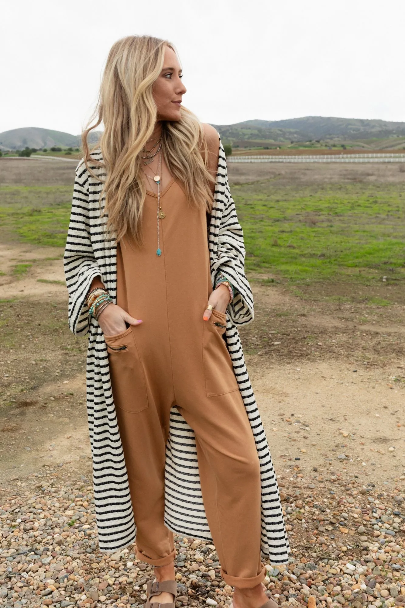 Serene State Harem Jumpsuit - Mocha