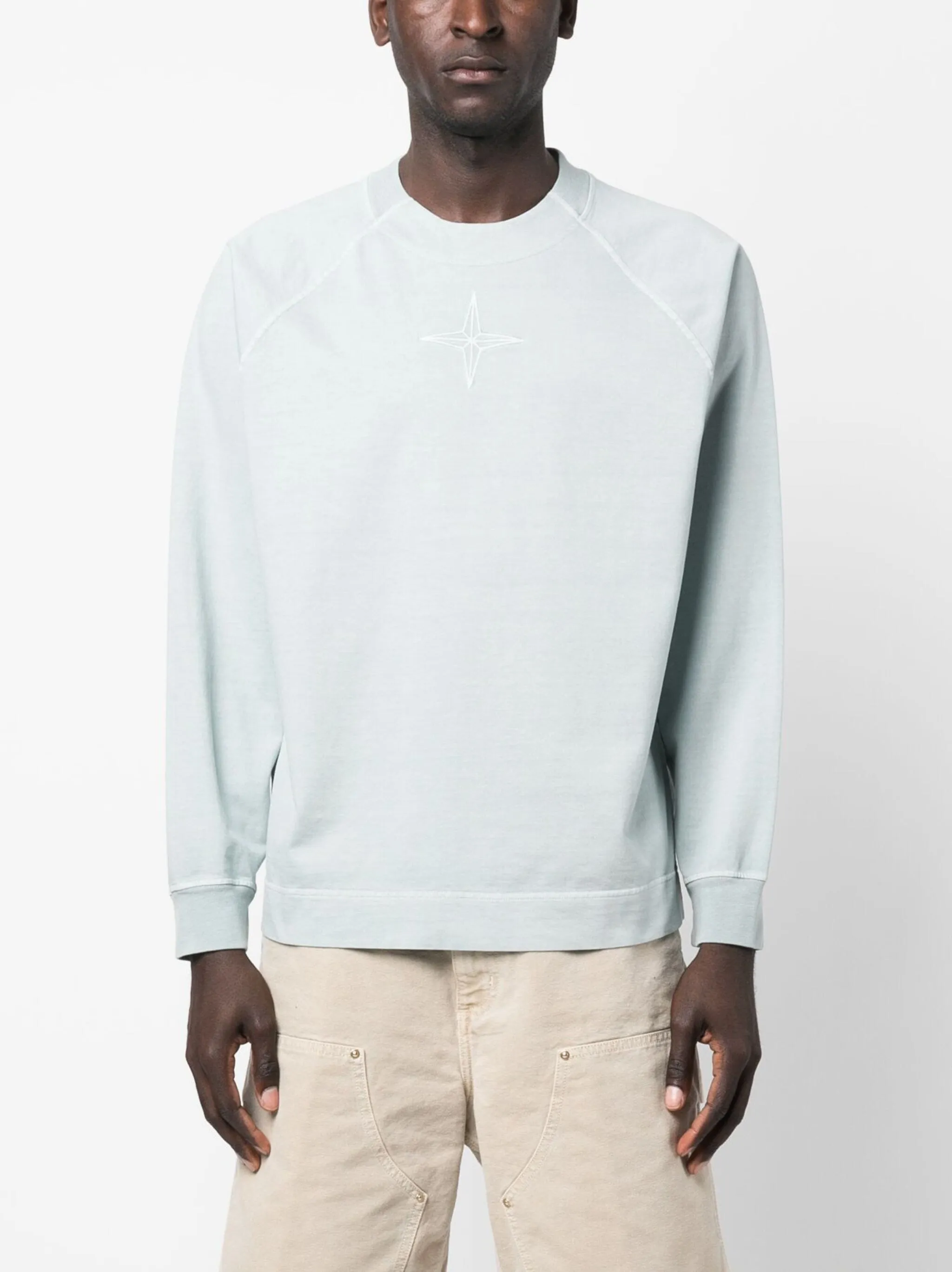 Sky Blue Compass Sweater