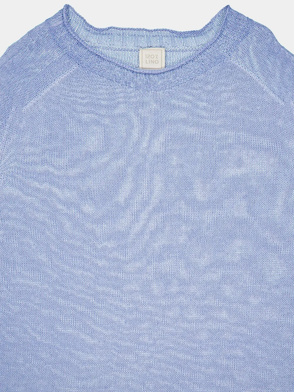 Sky Blue Linen Sweater