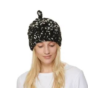 store blend tulip beanies - black/white