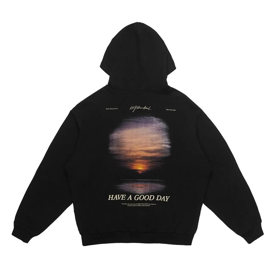 Sunset Landscape Hoodie