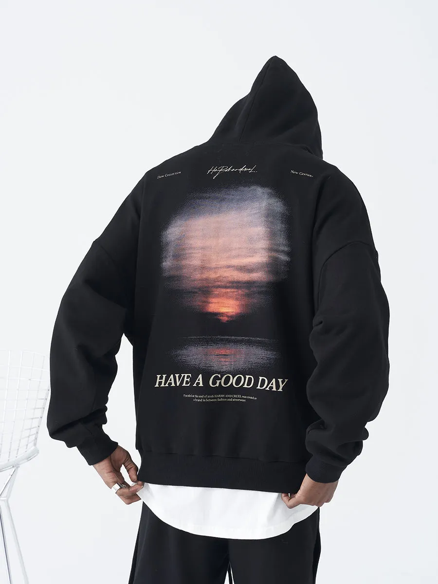 Sunset Landscape Hoodie