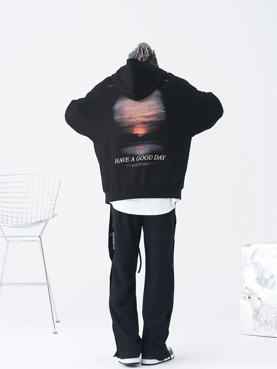 Sunset Landscape Hoodie