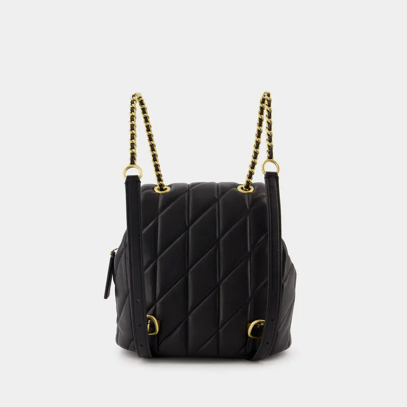 Tabby Backpack - Coach - Leather - Black