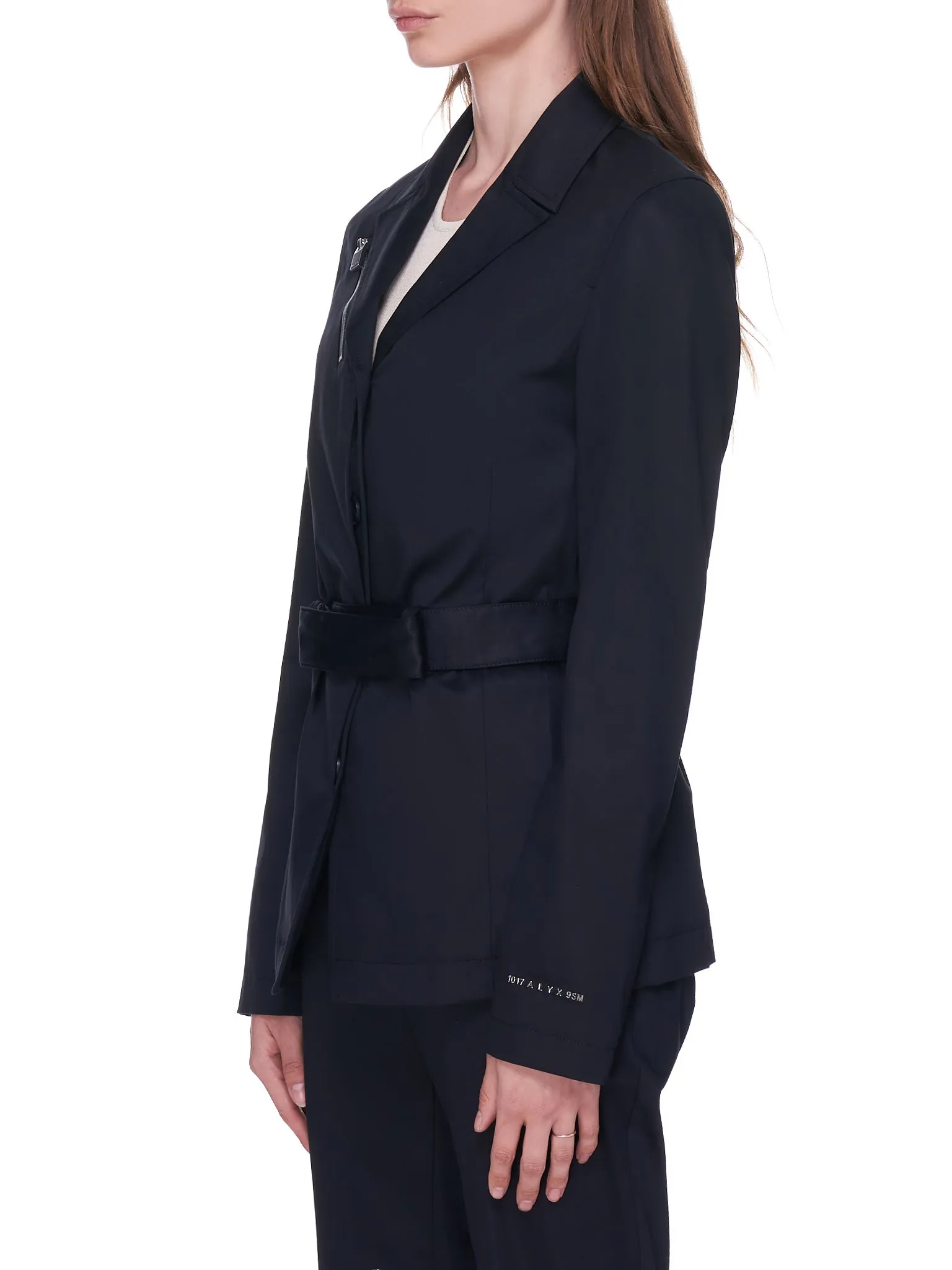 Technical Tapered Blazer (WOU0227FA01-BLACK)