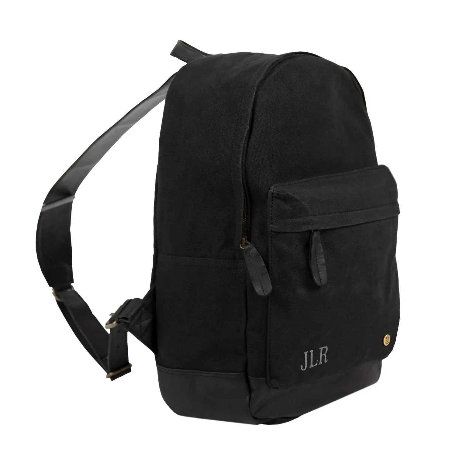 The Classic Backpack - Black Canvas