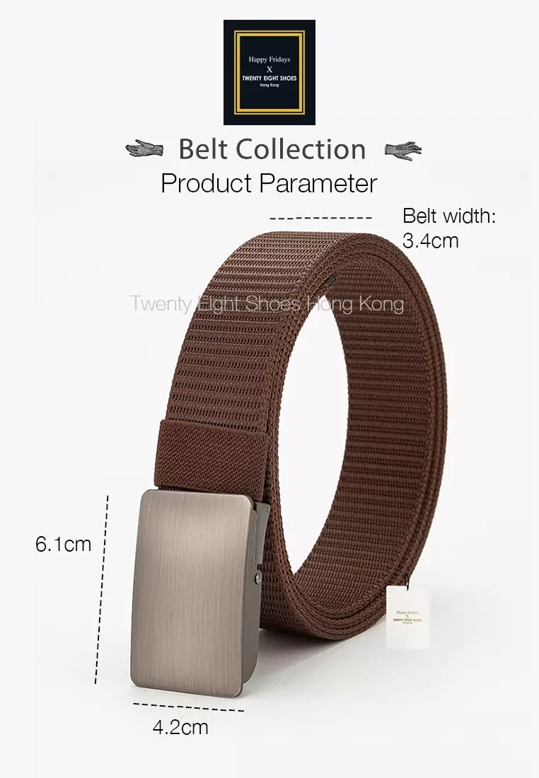 Twenty Eight Shoes Casual Street Style Thick Nylon Automatic Buckle Belt JW TS-FB24002