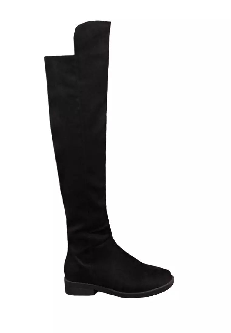 Twenty Eight Shoes VANSA Comfortable Elastic Over Knee Boot VSW-BK5