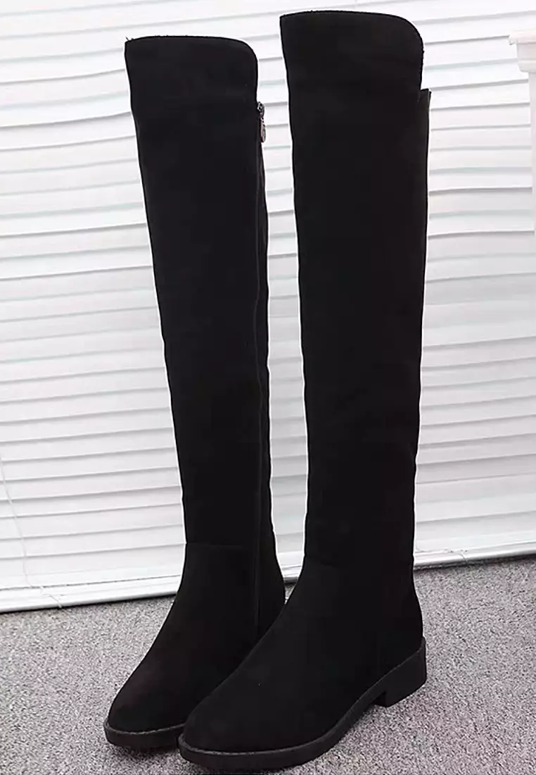 Twenty Eight Shoes VANSA Comfortable Elastic Over Knee Boot VSW-BK5