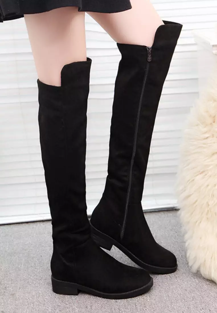 Twenty Eight Shoes VANSA Comfortable Elastic Over Knee Boot VSW-BK5