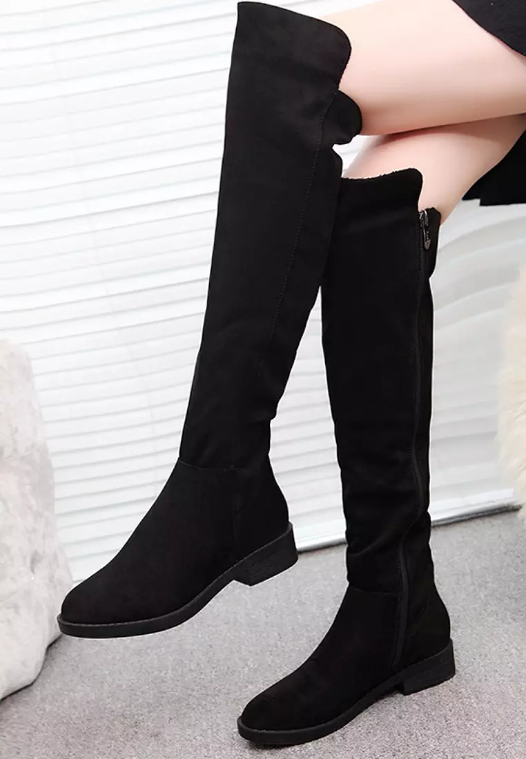 Twenty Eight Shoes VANSA Comfortable Elastic Over Knee Boot VSW-BK5