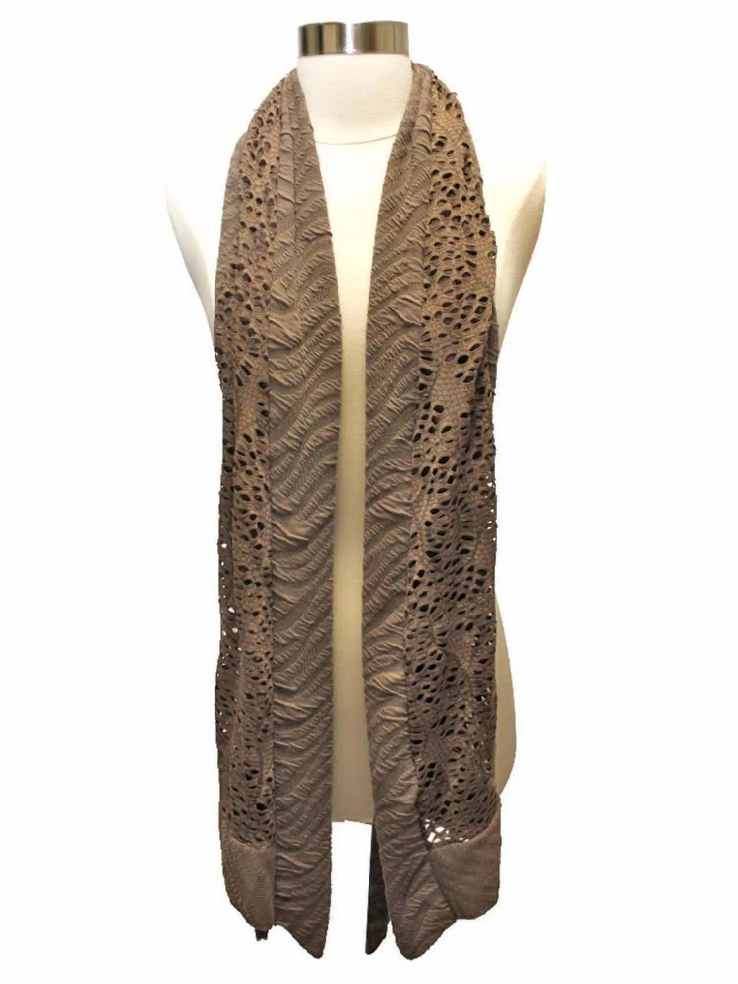 Unique Textured Oblong Scarf