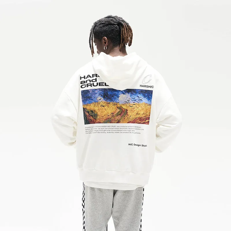 Van Ghog Field Oil Painting Hoodie