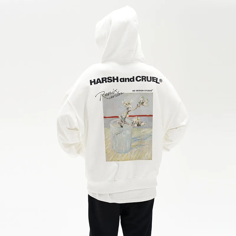 Van Ghog Floral Oil Painting Hoodie