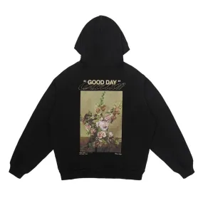 Vintage Oil Painting Logo Hoodie