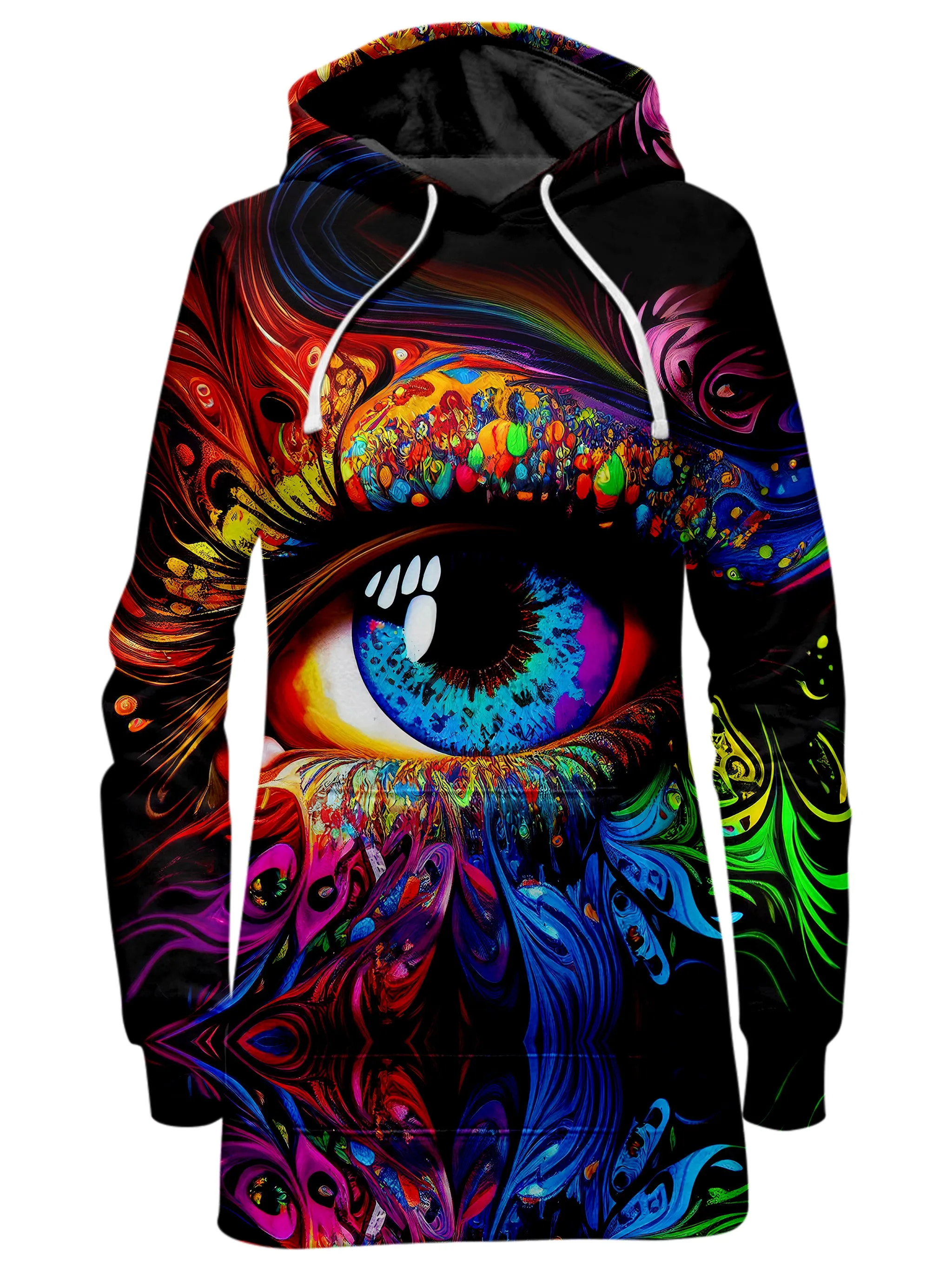 Window to the Soul Hoodie Dress and Leggings Combo