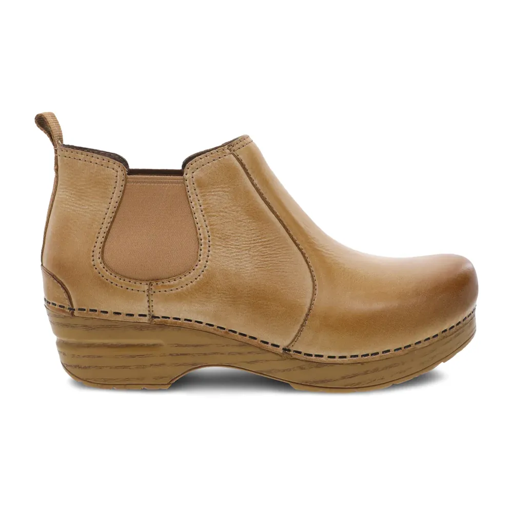 Women's Dansko Frankie Boot Color: Honey Distressed