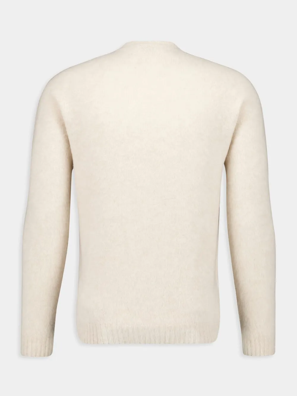 Wool and Cashmere Beige Sweater