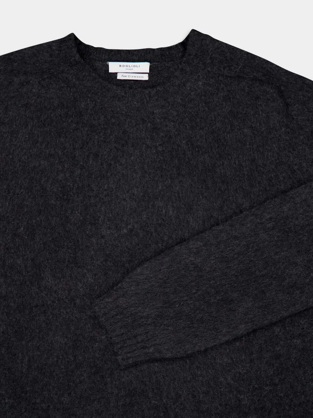 Wool and Cashmere Dark Grey Sweater