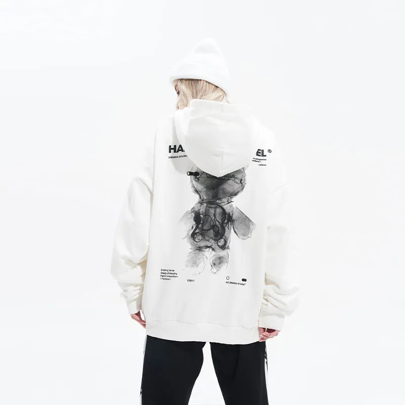 X-Ray Doll Printed Hoodie